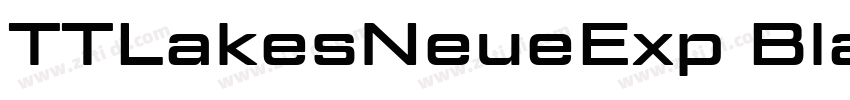 TTLakesNeueExp Black字体转换